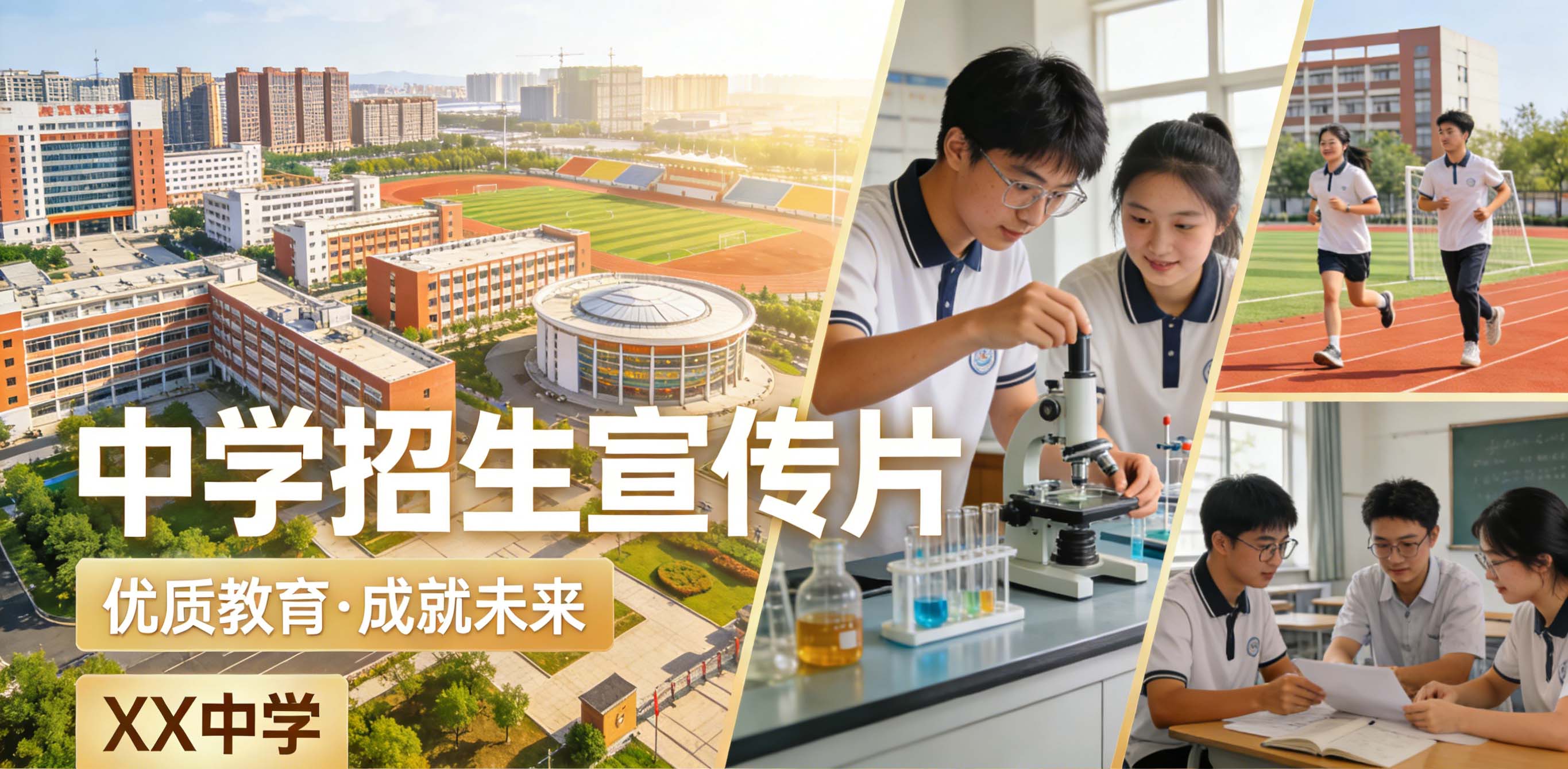 中學招生宣傳片怎么拍攝?