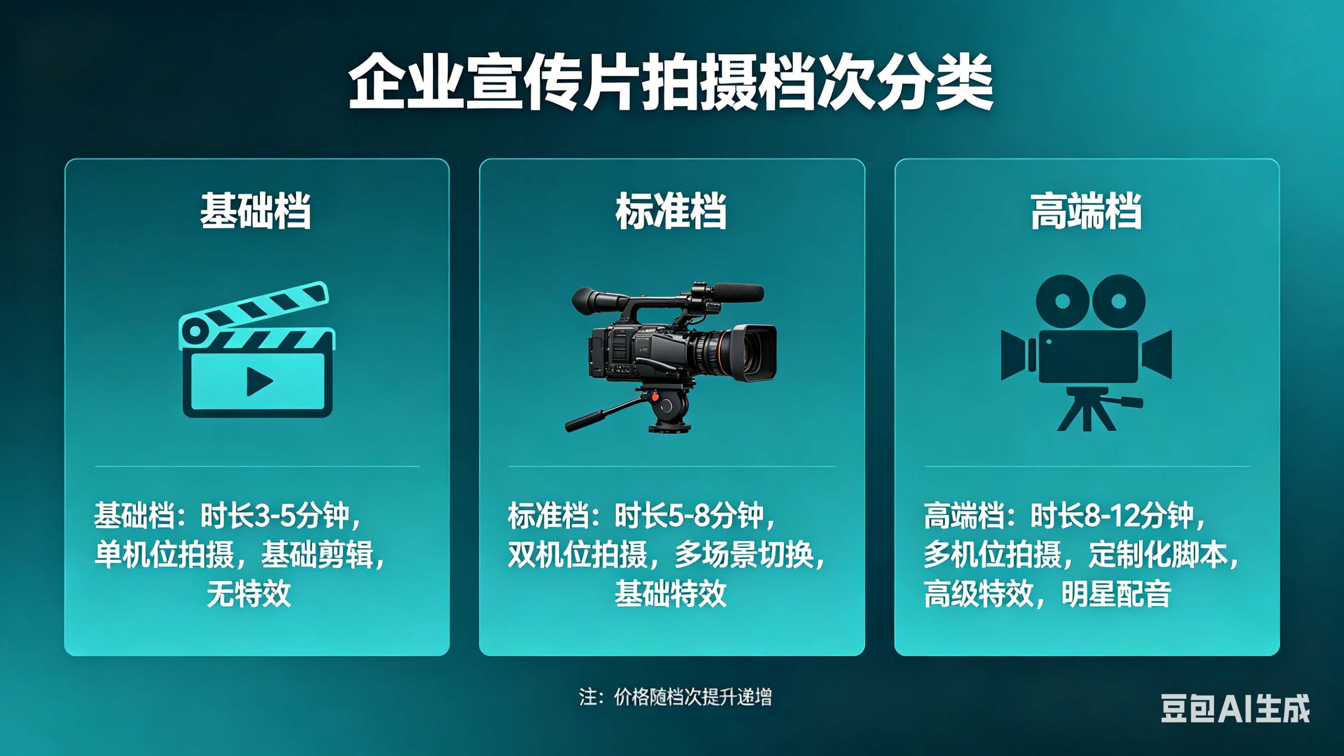 企業宣傳片拍攝分別有幾個檔次